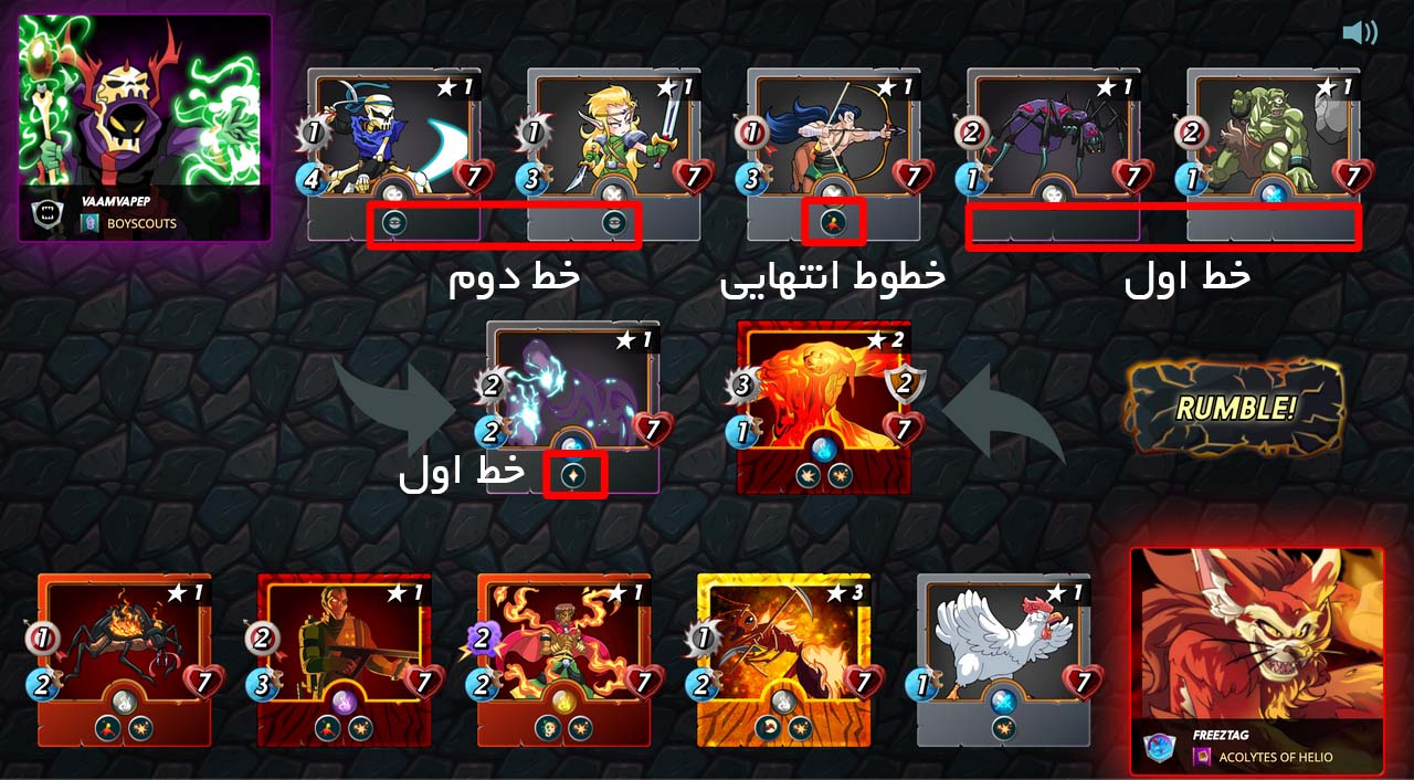 استراتژی Focus fire در Splinterlands